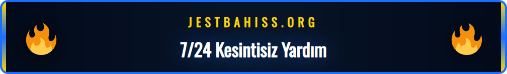 Jestbahis Destek servisinin 7/24 aktif olduğunu gösteren simge.