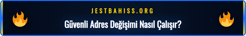 Jestbahis Güncel 2026 adres değişikliği sisteminin şematik anlatımı.