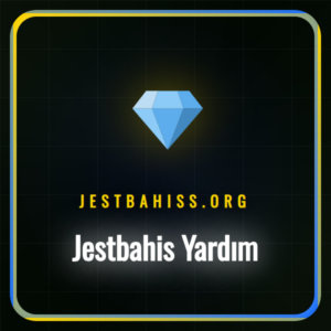Jestbahis yardım masasında kullanıcıya destek veren yeşil ve altın renkli bir arayüz.